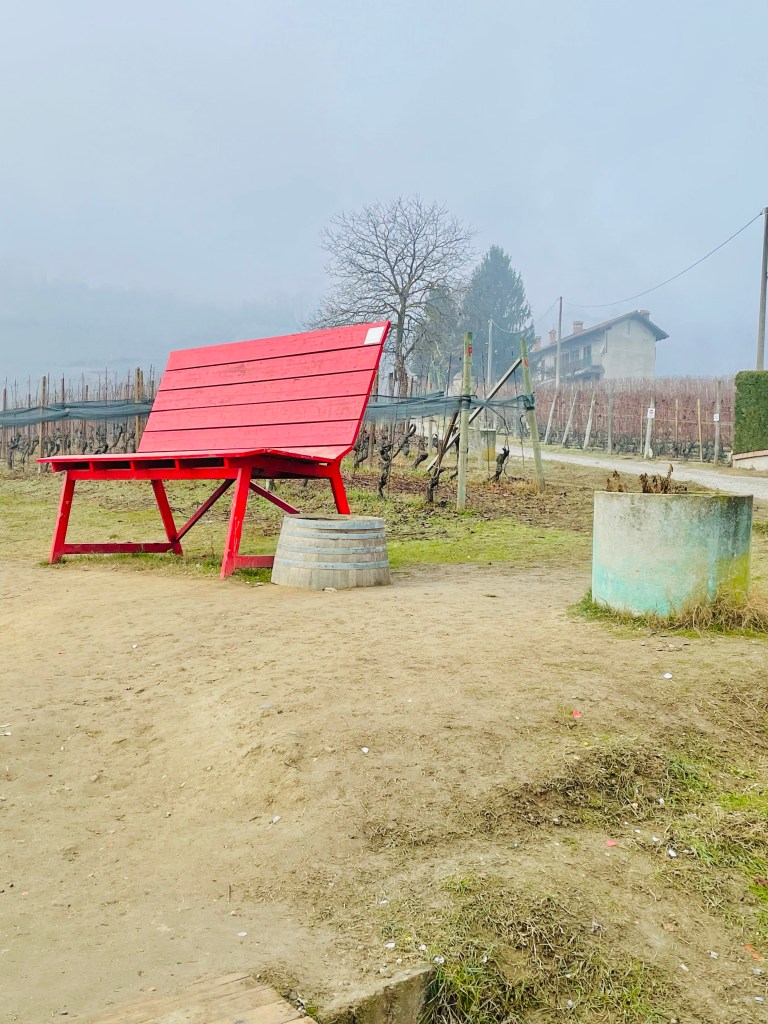 Panchina gigante, una delle tante